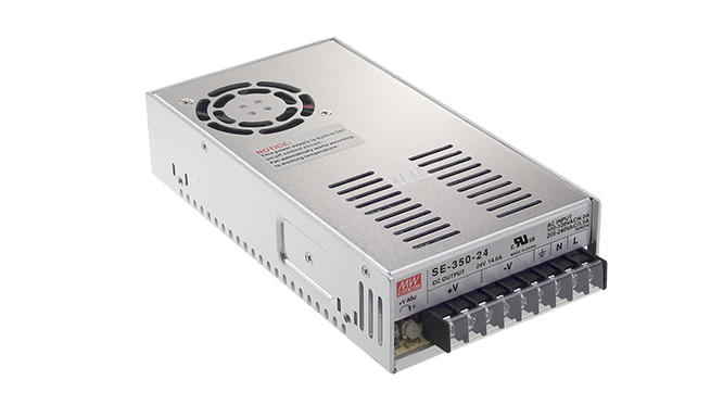 Mean Well Power Supplies in Case w/ Fan includes USP-225-24, IPC-300AGV 